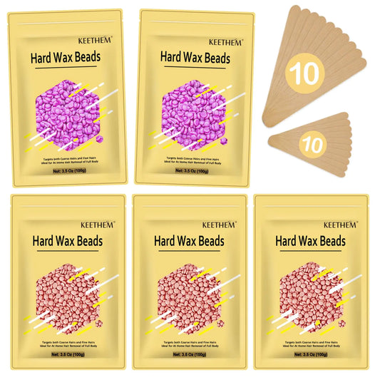 5-Pack Luxe Melt Hard Wax Beans Bundle