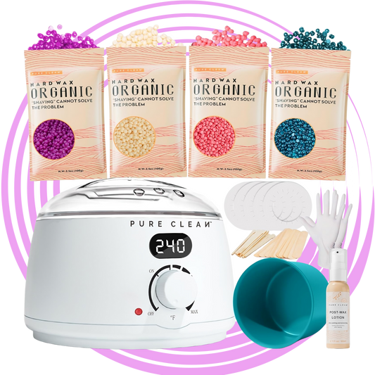 Premium Waxing Kit – Warmer, Beans & Essentials (White)